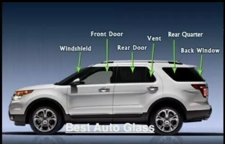 Fits: 2006-2011 Toyota Yaris 2 & 4-Door Hatchback Front Windshield Glass - Image 3 of 4