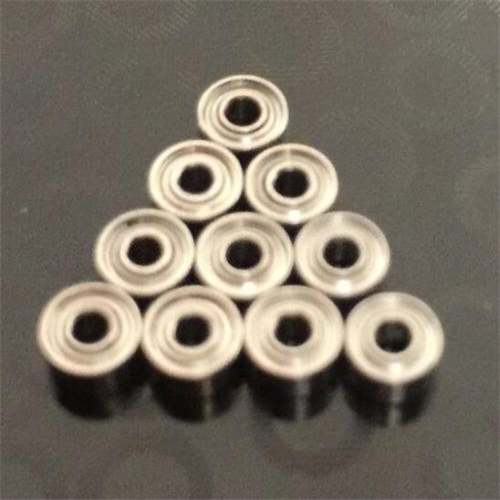 10 Pack Micro Flange Ball Bearings - 1.5x4x2mm F681XZZ Size, Miniature Steel Bearings For RC, Models & Small Tools
