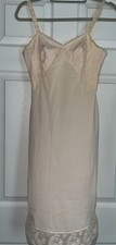 Rogers Vintage Peach Nightgown Slip Nylon Tricot- 34 - RN20223