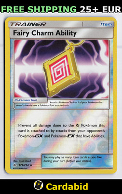 Fairy Charm Ability - SM10 #171/214 SM - Unbroken Bonds Reverse Holo Toyste Beac