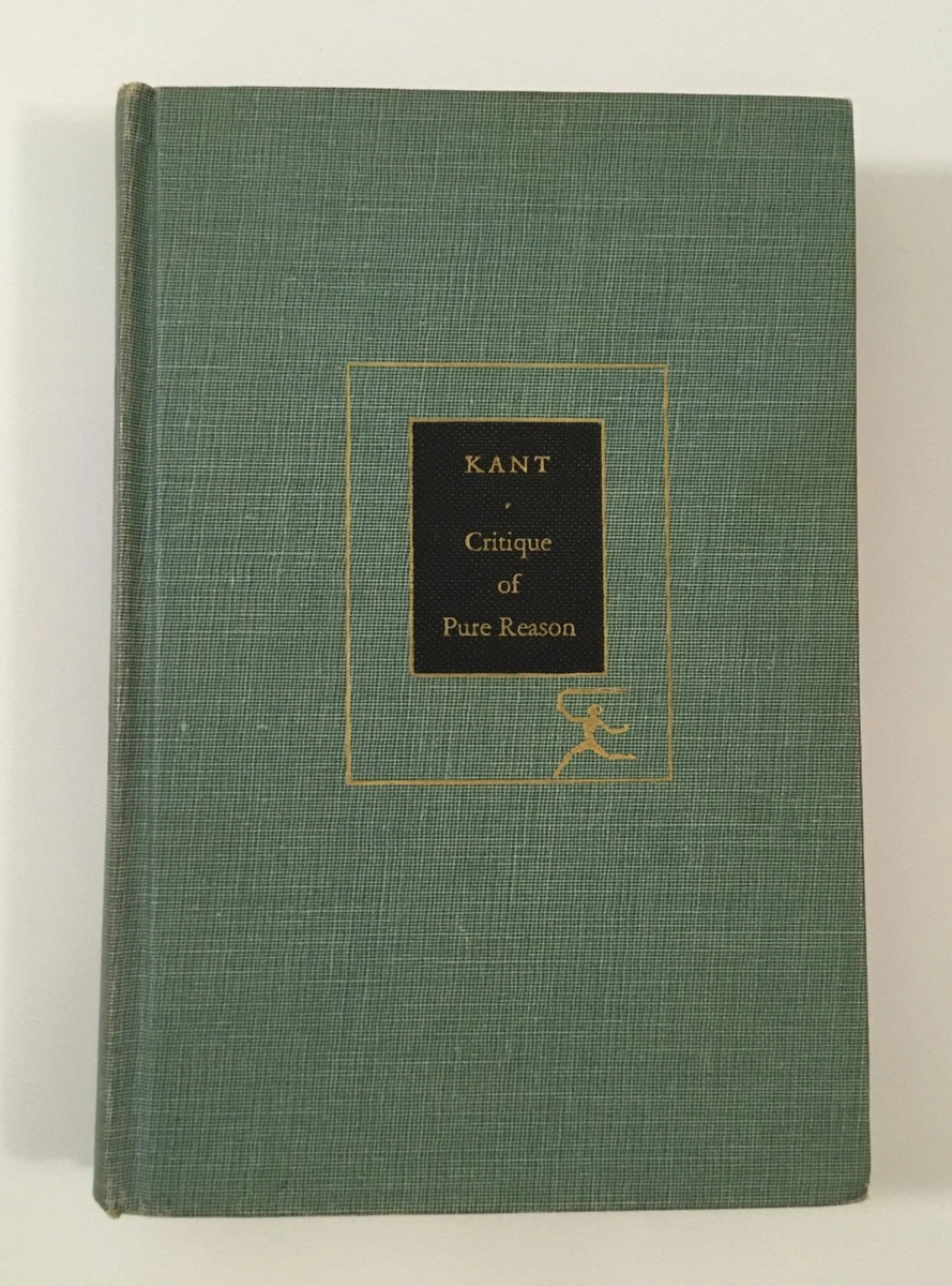 Kant Critique Of Pure Reason In Antiquarian & Collectible Books