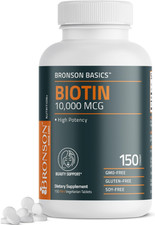 Puritans Pride Biotin 10000 Mcg Softgels, 100 Count