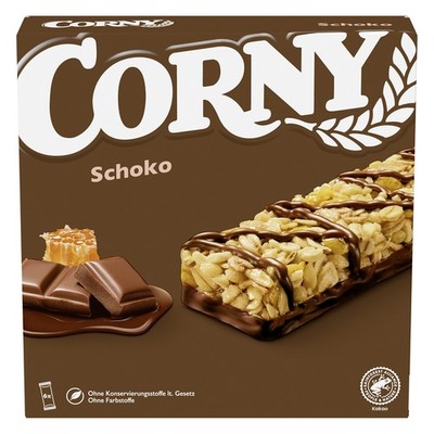 Corny Schoko Müsliriegel Mandeln Erdnüssen und Bienenhonig 150g
