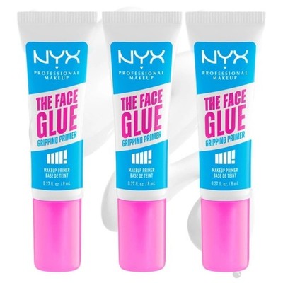 NYX Professional Makeup The Face Glue Gripping Primer Mini, 0,27 fl oz, Pack...