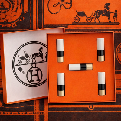 Hermès 5pc Mini Lipstick Gift Set 1.5g Each Rouge Hermès Limited