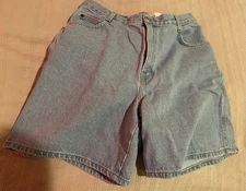 Gitano Blue Denim Shorts Size 16 Vintage