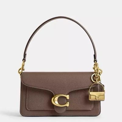 Coach Iconic Metal 3D Tabby Bag Charm Brass Keychain Key Fob Coach Iconic Metal 3D Tabby Bag Charm Brass Keychain Key Fob