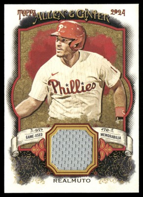 J.T. Realmuto 2024 Topps Allen & Ginter Full-Size Relics A #AGR-JR MEM