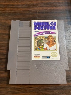 Wheel of Fortune Featuring Vanna White (Nintendo NES) Authentic