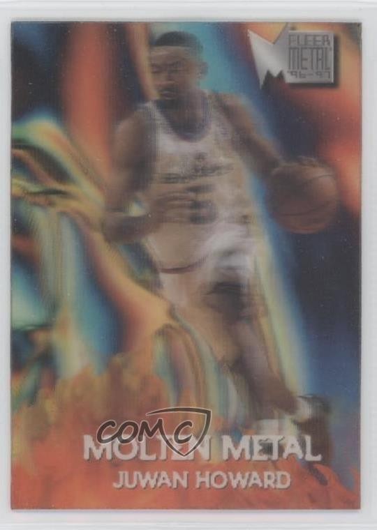 1996-97 Fleer Metal Molten Metal Juwan Howard #5 7y2