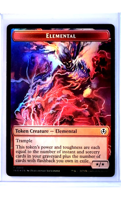 MTG Magic The Gathering INR Innistrad Remastered Foil Token #13/14 Elemental