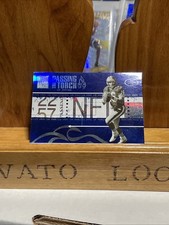 2005 Donruss Elite Joe Montana Tom Brady Passing the Torch Blue 60/100 