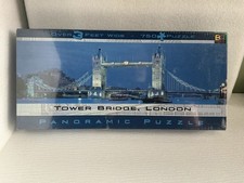 Tower Bridge London 3 Ft Wide Panoramic 750 pc Jigsaw Puzzle NIB Factory Sealed