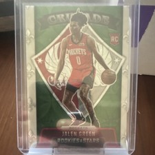 Panini 2021-22 Chronicles Crusade Jalen Green Asia Jade (#) 42/44 RC Rockets 🚀 