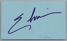 Elvira Signed 3x5 Index Card Mistress Of The Dark Autographed