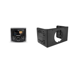 Rockford Fosgate PMX-3 2.7  Wet Bonded IPX6 Color Marine Media Receiver and D...