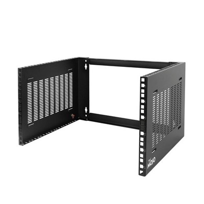 Tecmojo 6U Wall Mount Rack,6U Rack 14 inch Depth,19'' Network 6U, Black 