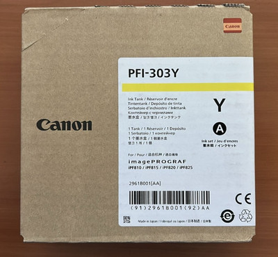 CANON PFI-303Y Tintenpatrone gelb yellow 2961B001 f. imagePROGRAF iPF810 iPF815