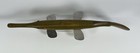 14” Long Nose Fish Spearing Decoy Lure Wood Carved Primitive - Signed S.A.W. — photo 5