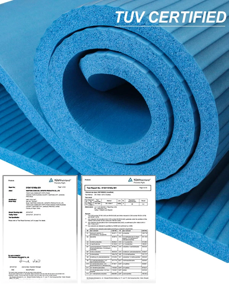 Extra-Large Thick Yoga Mat for Home Gym - 78"x35" 15mm Non-Slip Exercise Mat for Comfortable Workouts, Stretching, and Yoga Practice Extra-Large Thick Yoga Mat for Home Gym - 78"x35" 15mm Non-Slip Exercise Mat for Comfortable Workouts, Stretching, and Yoga Practice