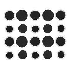 20 Pcs Flute Mouthpiece Kazoo Membranes for Diaphragm Replacement