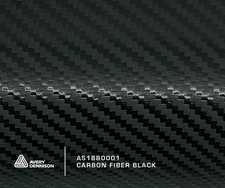 AVERY DENNISON SWF CARBON FIBRE BLACK SUPREME WRAP FILM / NEXT DAY DELIVERY
