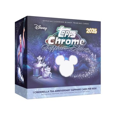 2025 Topps Chrome DISNEY SAPPHIRE Base Cards - COMPLETE YOUR SET! - Pick A Card