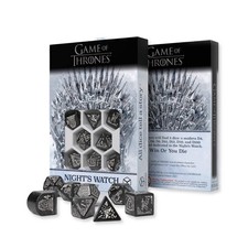 Game of Thrones Night's Watch Polyhedral Dice Set 8pc Q-Workshop RPG DND