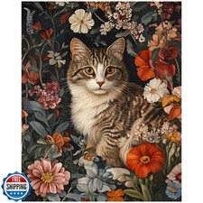 XTCIXAL Cat Paint by Numbers Kit for Adults, Cat Paint by Number for Adults,