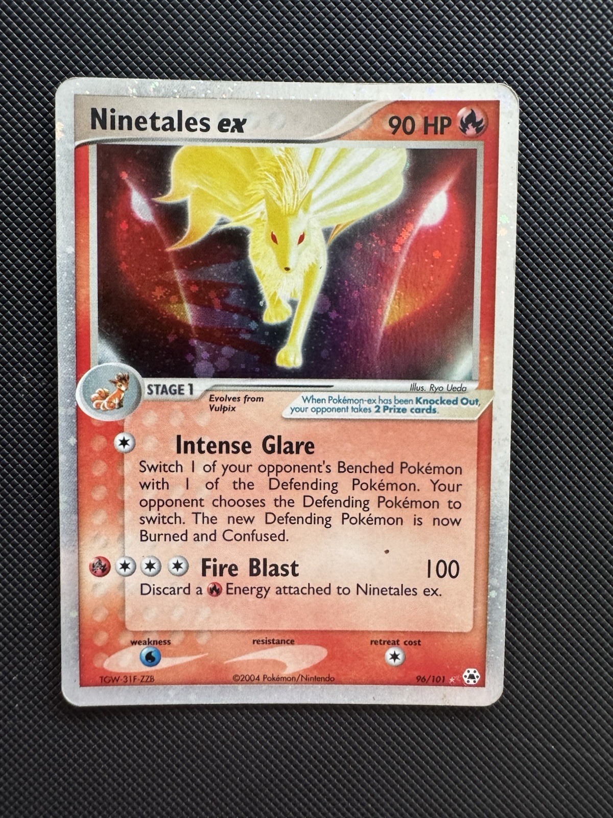 Pokémon Ninetales ex 96/101 EX Hidden Legends Ultra Rare Holo 90 HP 2004