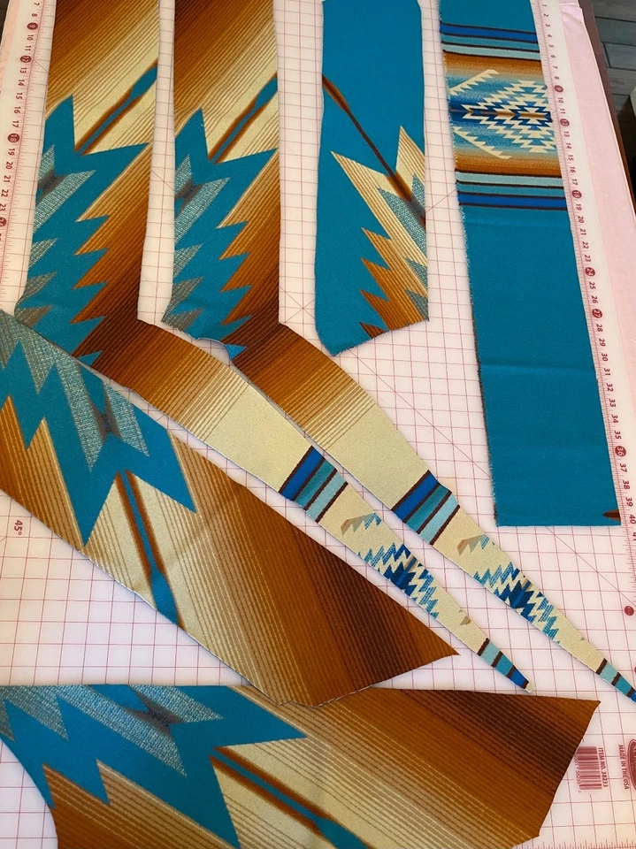 New Pendleton Wool blanket fabric remnants - Pagosa Springs - appx 2.5 lb - Image 2 of 4