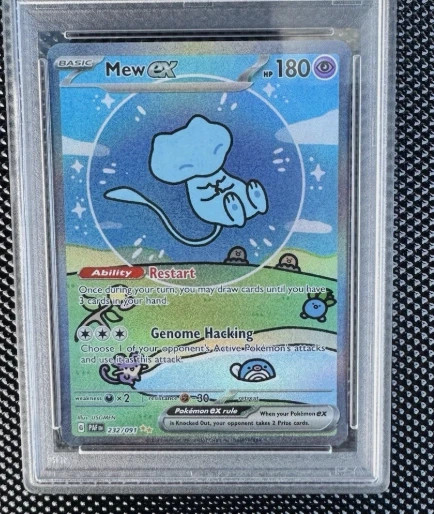 Mew ex - 232/091 - Pokemon Paldean Fates Special Illustration Rare Card NM !