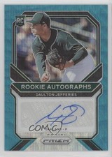 2021 Panini Prizm Rookie Teal Wave 18/50 Daulton Jefferies #RA-DJ Auto 1r5