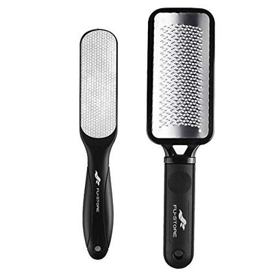 Fu Store 2 Pack Foot Files Callus Remover Stainless Steel Foot Rasp Pedicure