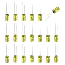 22uF 100V 8mm x 12mm Non-Polarized Electrolytic Capacitor Pack of 20