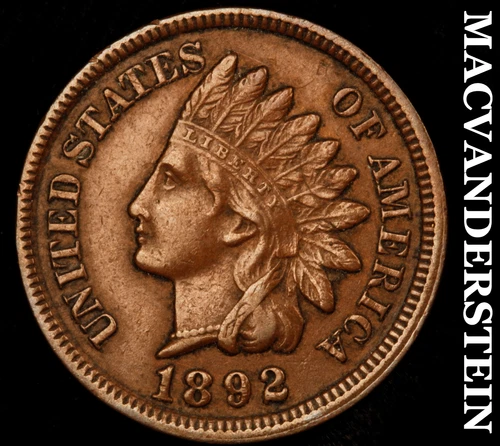 1892 Indian Head Cent- Extra Fine Better Date No Reserve #i5288