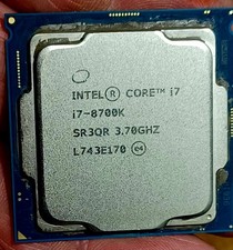 INTEL I7-8700K 6CORE SR3QR 3.70HHz LGA1151 8TH GEN #L743E170