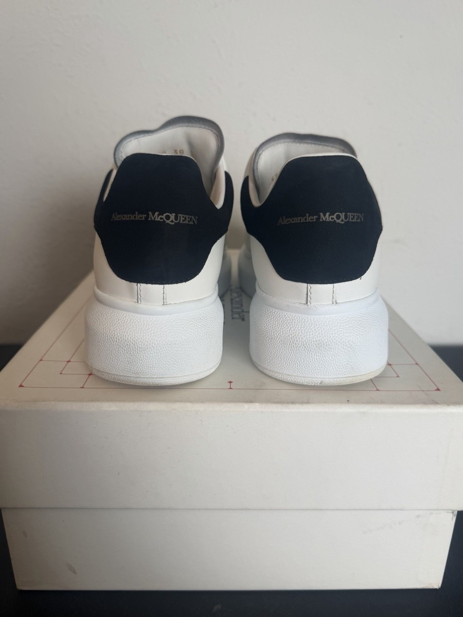 Size 38 - Alexander McQueen Oversized Sneaker 2019 White Black W