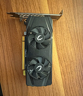 ZOTAC NVIDIA GeForce Dual Fan PCIe x16 Graphics Card, Multi-Monitor, Heatsink