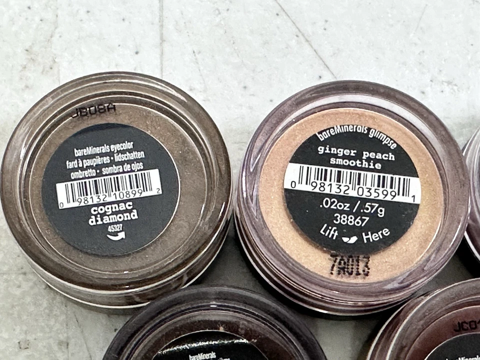 BareMinerals Lot Of 5 Loose Mineral Eye Color Diamond Glimpse Rare Shades Discon - Image 3 of 4
