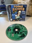 Tomb Raider III: Adventures of Lara Croft (PS1) Tested. CIB. Very Clean Disc!