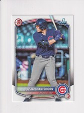 2025 Bowman DRAFT ROOKIE RC 1st BOWMAN JOSIAH HARTSHORN 19 CARD Lot