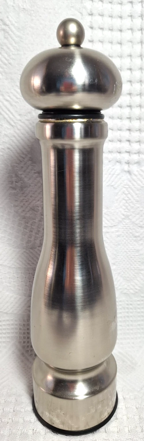 Trudeau Professional Quality Stainless Steel Pepper Mill Grinder 12" Tall Works
Opens in a new windo