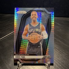 2024-25 Panini Prizm #132 Chris Paul Prizms Silver - Spurs Pulsar 