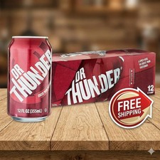 Great Value Dr Thunder Soda Pop, 12 fl oz, 12...
