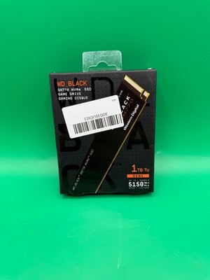 WD BLACK 1TB SN770 NVMe Gen4 PCIe M.2 2280 5150 MB/s Internal
