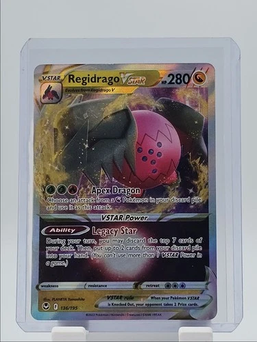 REGIDRAGO VSTAR 2022 POKEMON SWSH SILVER TEMPEST HOLO RARE 136/195 Q1300