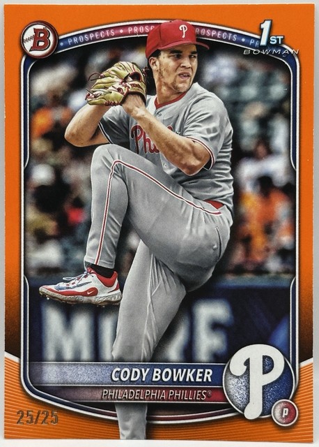 2025 Bowman Draft - 1st Cody Bowker #BD-140 Orange /25