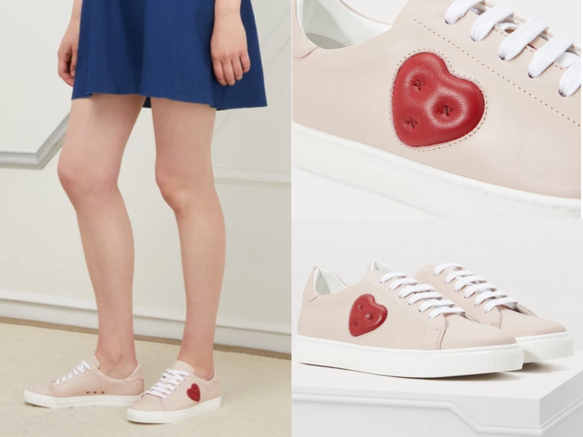 ANYA HINDMARCH Chubby Heart Tennis Sneakers Shoes Trainers 37 eBay