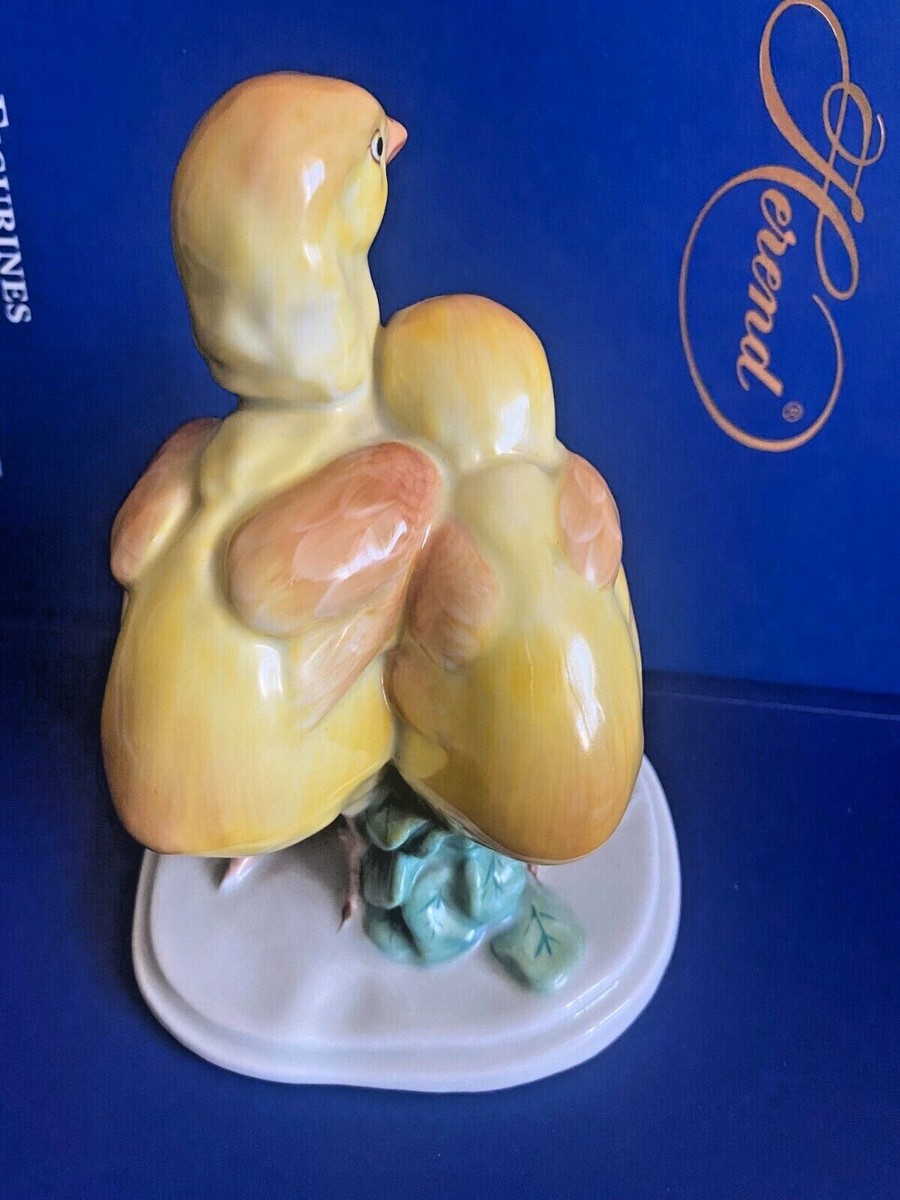 HEREND PORCELAIN HANDPAINTED PAIR OF CHICKS FIGURINE 5033 | eBay